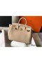 Hermes Birkin 35cm Bag In Trench Clemence Leather GHW Replica