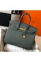 Hermes Birkin 35cm Bag In Vert Amande Clemence Leather GHW Replica