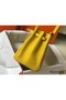 Hermes Birkin 35cm Bag In Yellow Clemence Leather GHW Replica