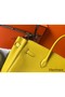 Hermes Birkin 35cm Bag In Yellow Clemence Leather GHW Replica