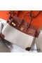 Hermes Birkin 35cm Canvas Bag With Barenia Leather GHW Replica