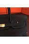 Hermes Birkin 40 Handmade Bag In Black Clemence Leather Replica
