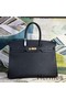 Hermes Birkin 40 Handmade Bag In Black Epsom Leather Replica