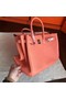 Hermes Birkin 40 Handmade Bag In Crevette Clemence Leather Replica