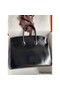 Hermes Birkin 40 Retourne Handmade Bag In Black Box Calfskin Replica