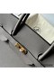 Hermes Birkin 40 Retourne Handmade Bag In Etain Clemence Leather Replica