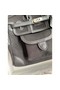 Hermes Birkin Cargo 25 Bag in Black Toile and Swift Leather Replica