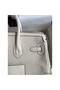 Hermes Birkin Cargo 25 Bag in Craie Toile and Swift Leather Replica