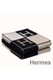 Hermes Black Avalon III Throw Blanket Replica
