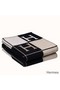 Hermes Black Avalon III Throw Blanket Replica