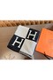 Hermes Black Avalon Throw Blanket Replica