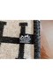 Hermes Black Avalon Throw Blanket Replica