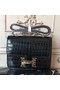 Hermes Black Constance MM 24cm Crocodile Bag Replica