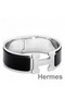 Hermes Black Enamel Clic Clac H PM Bracelet Replica