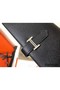 Hermes Black Epsom Bearn Gusset Wallet Replica