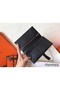 Hermes Black Epsom Bearn Gusset Wallet Replica