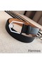 Hermes Black Licol 40 MM Reversible Leather Belt Replica