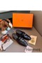 Hermes Blossom Mules 60mm In Black Goatskin Replica