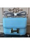 Hermes Blue Atoll Constance MM 24cm Epsom Leather Bag Replica