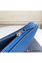 Hermes Blue Clemence Azap Zipped Wallet Replica