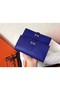 Hermes Blue Electric Epsom Bearn Gusset Wallet Replica