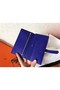 Hermes Blue Electric Epsom Bearn Gusset Wallet Replica