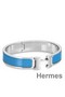 Hermes Blue Enamel Clic H PM Bracelet Replica