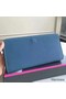 Hermes Blue Jean Azap Zipped Wallet Replica