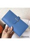 Hermes Blue Jean Epsom Bearn Gusset Wallet Replica