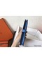Hermes Blue Jean Epsom Bearn Gusset Wallet Replica