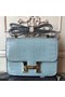 Hermes Blue Lin Constance MM 24cm Crocodile Bag Replica