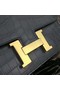 Hermes Blue Lin Constance MM 24cm Crocodile Bag Replica