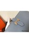 Hermes Blue Lin Epsom Bearn Gusset Wallet Replica