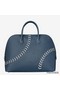 Hermes Blue Malte Bolide 1923 45 Baseball Bag Replica