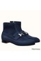 Hermes Blue Saint Honore Ankle Boots Replica