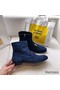 Hermes Blue Saint Honore Ankle Boots Replica