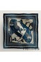 Hermes Blue Zouaves et Dragons Bandana Shawl 140 Replica