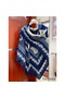 Hermes Blue Zouaves et Dragons Bandana Shawl 140 Replica