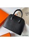 Hermes Bolide 1923 25 Handmade Bag In Black Chevre Mysore Leather Replica