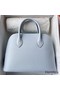 Hermes Bolide 1923 25 Handmade Bag In Blue Brume Epsom Calfskin Replica