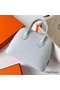 Hermes Bolide 1923 25 Handmade Bag In Blue Brume Epsom Calfskin Replica