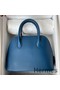 Hermes Bolide 1923 25 Handmade Bag In Deep Blue Evercolor Calfskin Replica