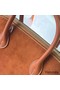 Hermes Bolide 1923 25 Handmade Bag In Gold Doblis Suede Leather Replica