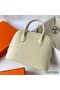 Hermes Bolide 1923 25 Handmade Bag In Parchemin Ostrich Leather Replica