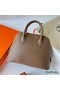 Hermes Bolide 1923 25 Handmade Bag In Taupe Epsom Calfskin Replica