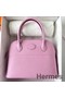 Hermes Bolide 1923 27 Handmade Bag In Mauve Sylvestre Epsom Calfskin Replica
