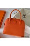 Hermes Bolide 1923 27 Handmade Bag In Orange Epsom Calfskin Replica