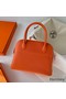 Hermes Bolide 1923 27 Handmade Bag In Orange Epsom Calfskin Replica