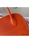 Hermes Bolide 1923 27 Handmade Bag In Orange Epsom Calfskin Replica