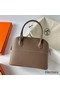 Hermes Bolide 1923 27 Handmade Bag In Taupe Epsom Calfskin Replica